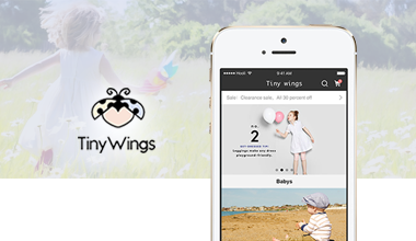 Tiny-wings-儿童服装商城类APP